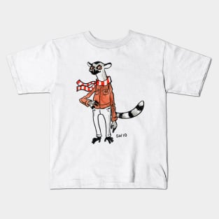 Lemur Hipster Kids T-Shirt